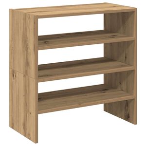vidaXL Rafturi pantofi 2 buc Stejar Artisan stivuibil 60x30x30,5 cm