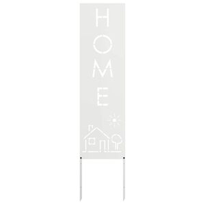 vidaXL Ecran de intimitate pentru grădină Traforaj Alb 32 x 140 cm