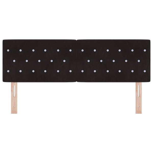 vidaXL Tăblie cap cu headboard Negru 160 cm Piele artificială