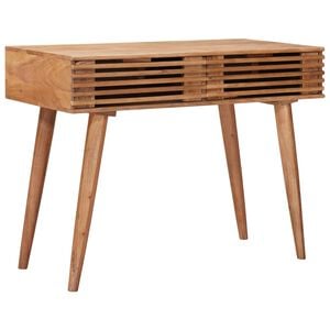 vidaXL Birou Handmade Culoare exactă: Maro Teak 100 x 48 x 76 cm