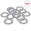 vidaXL &Icirc;mbinări 12 buc. Argintiu 10 x 10 x 0,8 mm Fier