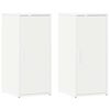 vidaXL Pantofare, 2 buc., alb, 32x35x70 cm, PAL