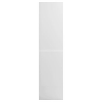 vidaXL Șifonier, alb extralucios, 100x50x200 cm, PAL