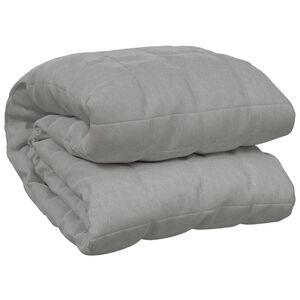 vidaXL Pătură grea, gri, 152x203 cm, 11 kg, material textil