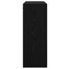 vidaXL Bufet Stejar Negru 69,5 x 34 x 90 cm Lemn compozit