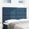 vidaXL Tăblie cap cu headboard albastru 160 cm Piele artificială