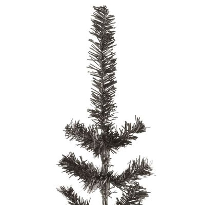 vidaXL Brad de Crăciun artificial subțire, negru, 180 cm