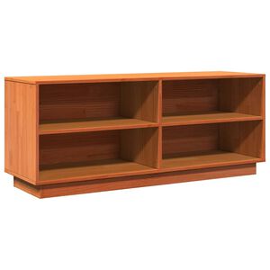 vidaXL Pantofar, maro ceruit, 110x34x45 cm, lemn masiv de pin