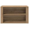 vidaXL Raft pentru &icirc;ncălțăminte stejar artizanal 75 x 35 x 45 cm