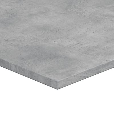 vidaXL Plăci bibliotecă, 4 buc., gri beton, 100 x 40 x 1,5 cm, PAL