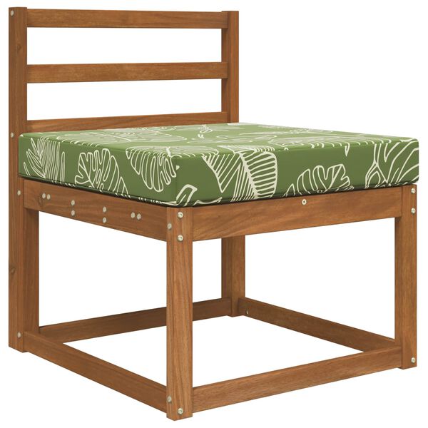 vidaXL Perna pentru canapea de exterior Design cu frunze Poliester