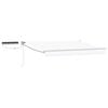 vidaXL Cort electric retractabil Alb 3,5 x 2 m