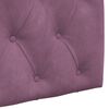 vidaXL Cap de pat suspendat Pe perete Violet 130 x 55 x 7 cm Catifea
