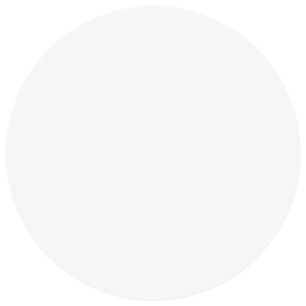 vidaXL Autocolant 12 pcs Alb &Oslash; 20 x 0,5 mm H&acirc;rtie