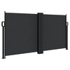 vidaXL Copertină laterală retractabilă, negru, 120 x 600 cm