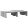 vidaXL Suport de monitor, gri beton, 50x27x10 cm, lemn prelucrat