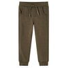 vidaXL Pantaloni de trening pentru copii, kaki melanj, 104