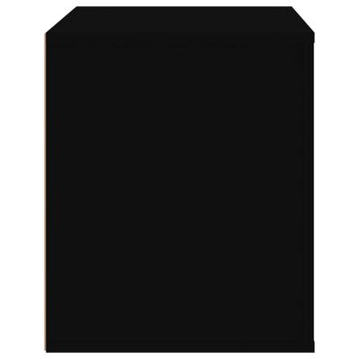 vidaXL Noptieră, negru, 50x39x47 cm