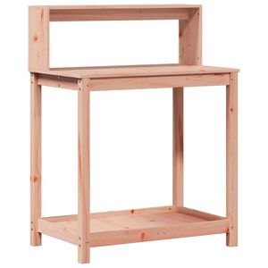 vidaXL Masă de plantare cu rafturi 82,5x50x109,5 cm lemn masiv douglas