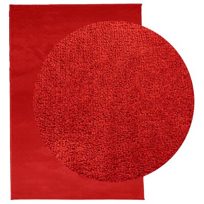 vidaXL Covor „OVIEDO”, fire scurte, roșu, 200x280 cm