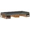 vidaXL Seturi de canapele 11 buc. Lemn Solid de Acacia