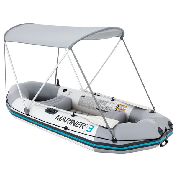 Intex Copertină pentru barcă, gri, 160x142 cm, țesătură oxford