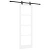 vidaXL Ușă glisantă ORKDAL 78 x 232 cm Lemn masiv de pin și sticlă