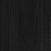 vidaXL Cadru de pat, negru, 140x190 cm, lemn masiv de pin