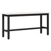 vidaXL Bancă de Dining Alb 100 x 32,5 x 49 cm Lemn masiv de pin