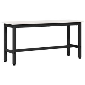 vidaXL Bancă de Dining Alb 100 x 32,5 x 49 cm Lemn masiv de pin