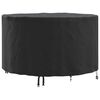 vidaXL Husă pentru mobilă 128 x 128 x 71 cm Material Oxford 210D Negru