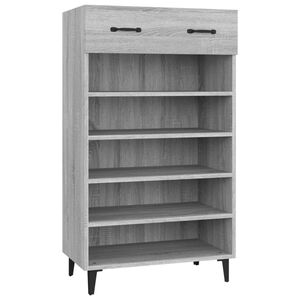 vidaXL Pantofar, gri sonoma, 60x35x105 cm, lemn compozit