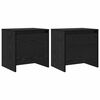 vidaXL Dulap de noapte Stejar Negru 45 x 34 x 44,5 cm Lemn prelucrat