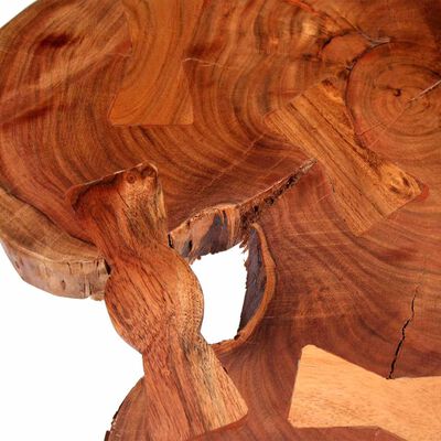 vidaXL Masă bar model bușteni, lemn masiv de acacia (55-60) x 110 cm