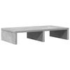 vidaXL Suport de monitor, gri beton, 50x27x10 cm, lemn prelucrat