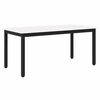 vidaXL Masă de cafea Alb 100 x 50 x 45 cm Lemn de pin masiv