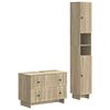 vidaXL Set de dulapuri pentru baie, 2 piese EDE Stejar Sonoma