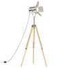 vidaXL Lampă de podea cu trepied, 140 cm, lemn masiv de mango