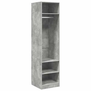 vidaXL Șifonier, gri beton, 50x50x200 cm, lemn prelucrat