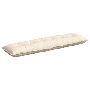vidaXL Perna pentru spate Crem 180 x 50 cm Țesătură din corduroy