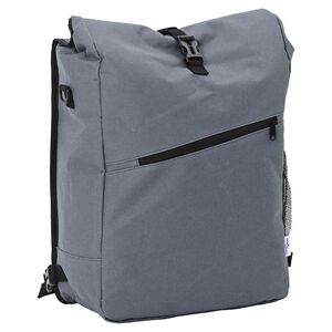 vidaXL Geantă de bicicletă Gri 33 x 16 x 60 cm Poliester