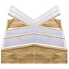 vidaXL Sere, 2 buc., 200 x 50 x 35 cm, lemn de pin tratat