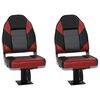 vidaXL Set cu scaun pentru barcă, pliabil, 4 piese, spătar &icirc;nalt