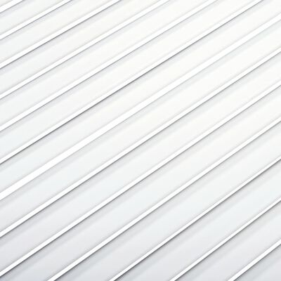 vidaXL Uși dulap design lambriu 4 buc. alb 99,3x59,4 cm lemn masiv pin