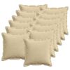 vidaXL Husă pentru pernă 12 buc. HOUTEN Gri Verde 40 x 40 cm cord