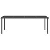 vidaXL Set mobilier de exterior, 9 piese, oțel