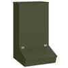 vidaXL Feeder pentru porci Verde măsliniu 55 x 51 x 91,5 cm 20 kg
