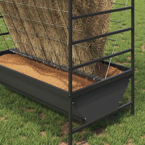vidaXL Feeder pentru Animale Negru 100 x 60 x 90 cm