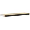 vidaXL Rafturi perete suspendate 2 buc. stejar/alb 90x23,5x3,8 cm MDF