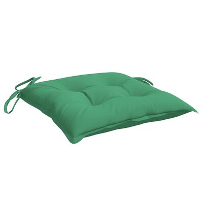 vidaXL Perne de scaun, 6 buc., verde, 40x40x7 cm, textil oxford